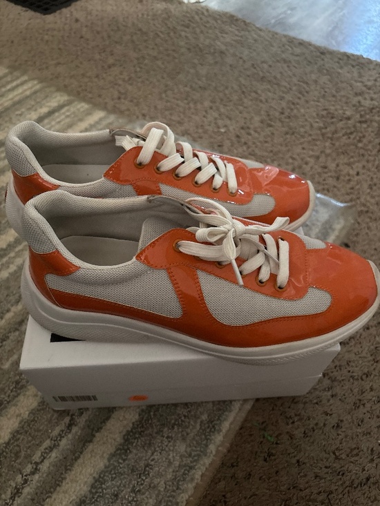Orange Prada sz 10 Mens main image 2